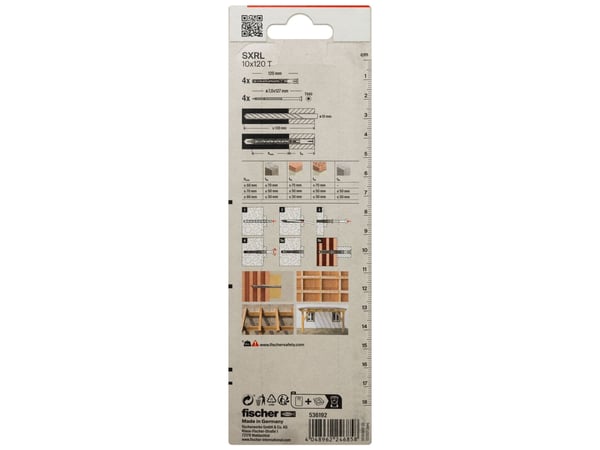 Fischer 536192, 4 stykker