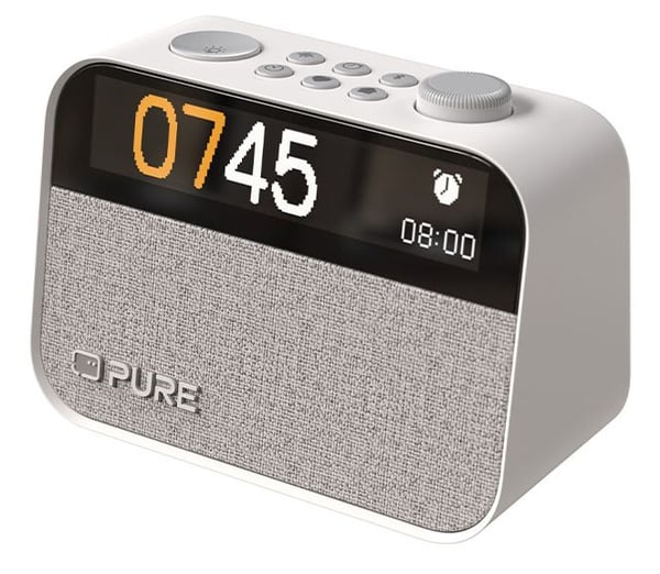 Pure Moment - Klokkeradio - 5 watt - uten operativsystem - bomullshvit
