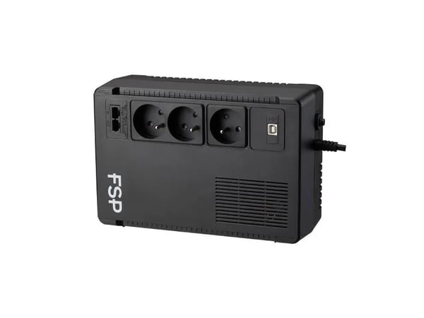 FSP Eco 800 - UPS - AC 110/120/220/230/240 V - 480 watt - 800 VA - 5 Ah - utgangskontakter: 3