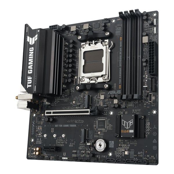 ASUS TUF GAMING A620AM-PLUS WIFI - Moderkort - micro ATX - Socket AM5 - AMD A620A Chipuppsättning - USB 3.2 Gen 1, USB-C 3.2 Gen 1, USB 3.2 Gen 2 -...