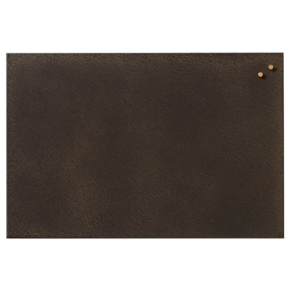 Magnetisk NAGA metaltavle 40x60 cm (dybde 1,5 cm) jernfarvet metal
