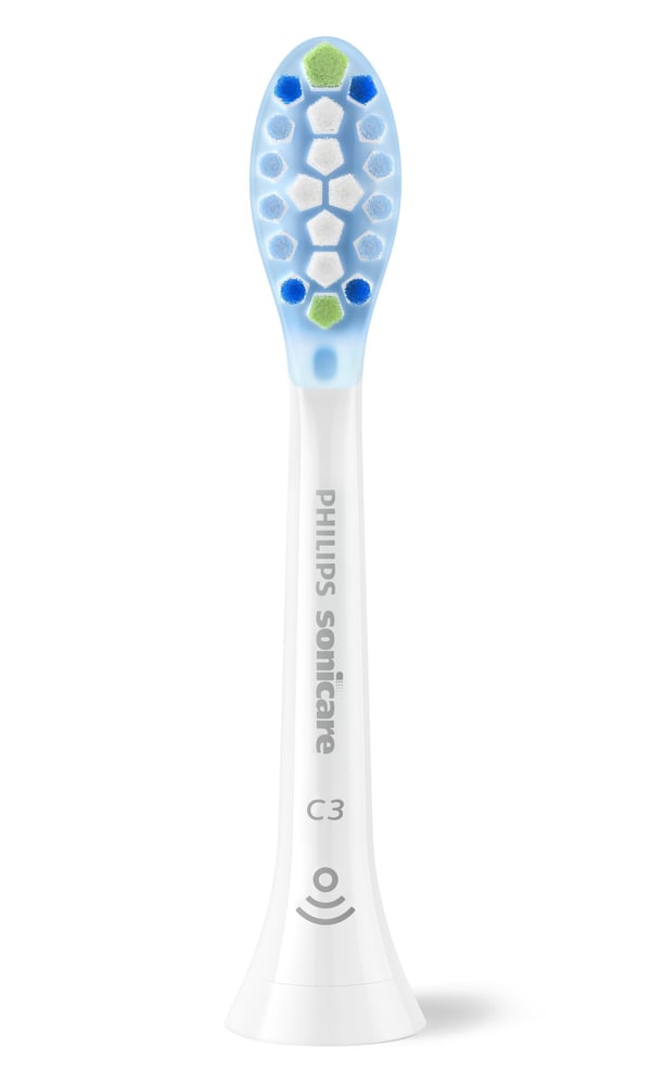 Philips Sonicare C3 Premium plakkforsvar tannbørstehoder – hvite – 4-pakning