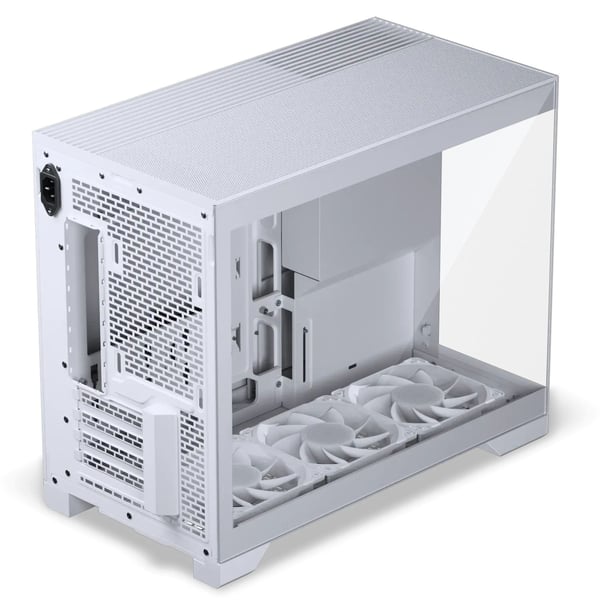 Phanteks XT V3 mATX-kabinett, herdet glass, 3x 120 mm-vifter, hvit