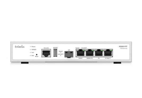 EnGenius XG60-FIT VPN-reititin 4x 1GbE 1x SFP 1x PoE