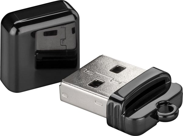Goobay 38656, MicroSD (TransFlash), Musta, 480 Mbit/s, USB, 1 kpl, Muovipussi