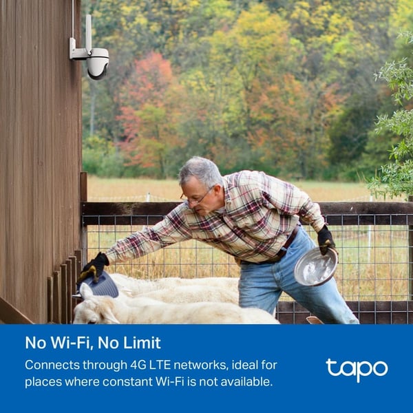 TP-Link TAPO C501GW, IP-säkerhetskamera, Utomhus, Trådlös, 20 m, Extern, Vägg