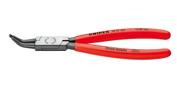 Knipex 44 31 J32, Låsringstång, Stål, Plast, Röd, 225 mm, 195 g