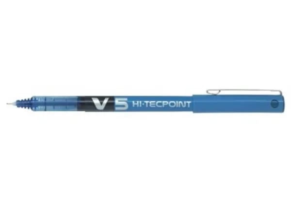 Pilot Hi-Tecpoint V5 - Rulleballpenn - blå - 0.5 mm - ekstra fin