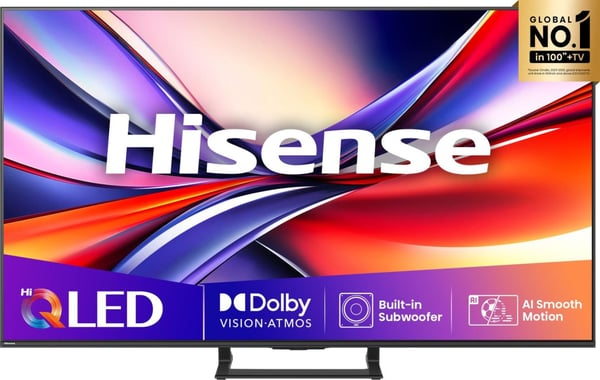 Hisense 65A7Q -televisio, 65 tuumaa, QLED 4K UHD, musta