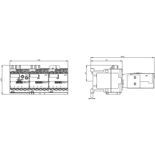 Siemens tähti-kolmio yhdistelmä 3RA2417-8XF31-1AF0 1 kpl (3RA24178XF311AF0)