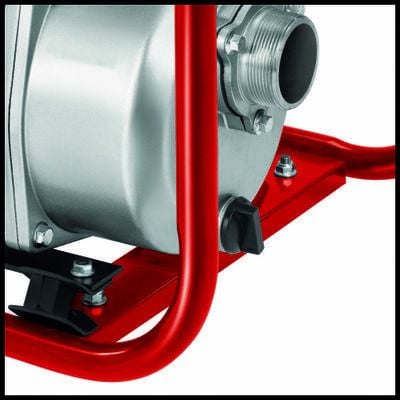 Einhell GE-PW 46, 4600 W, Bensiini, 2,6 bar, 23000 l/h, Musta, Harmaa, Punainen