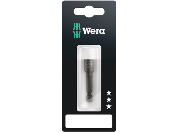 Wera 869/4 M SB, 1 styck, Hexagonal, 25,4 / 4 mm (1 / 4"), Svart, 30 g Wera 869/4 M SB, 1 styck, Hexagonal, 25,4 / 4 mm (1 / 4"), Svart, 30 g