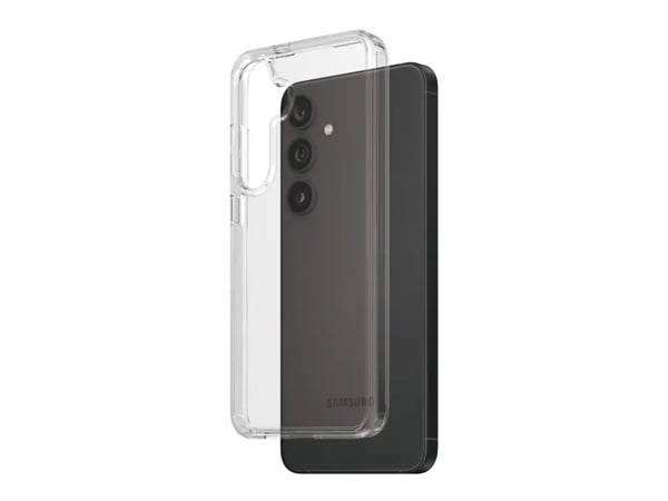 PanzerGlass HardCase - Matkapuhelimen takakuori - polykarbonaatti, itseparaneva TPU - läpinäkyvä - Samsung Galaxy S24+ -puhelimelle