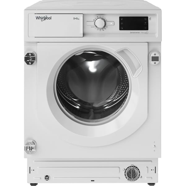 Whirlpool BI WDWG 961485 EU kuivaava pesukone 9/6 kg, integroitava, valkoinen
