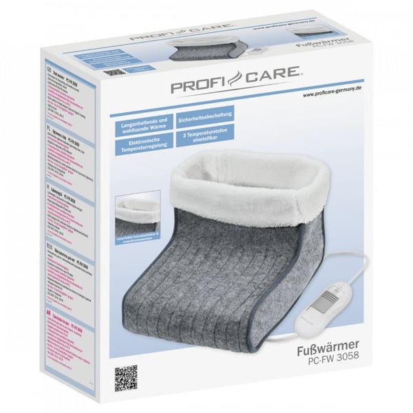 ProfiCare PC-FW 3058 Jalkojen lämmitin kokoon 46 asti