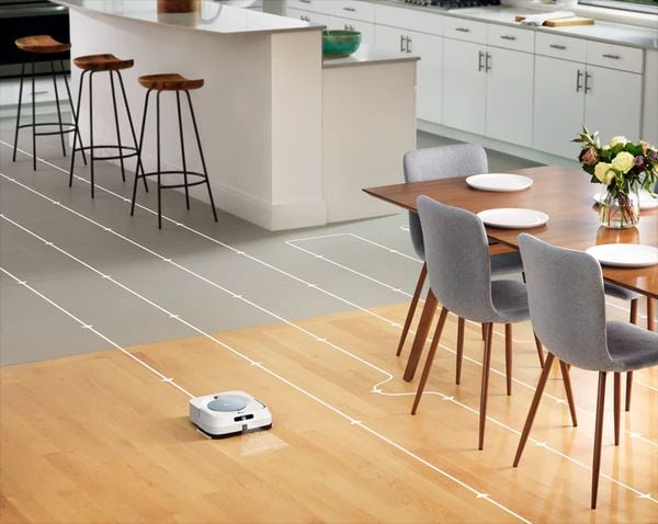 iRobot Braava jet m6 robotgulvvasker - hvit og blå