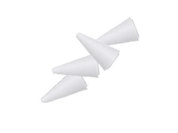Tucano - Utbytesspets för penna - vit (paket om 4)