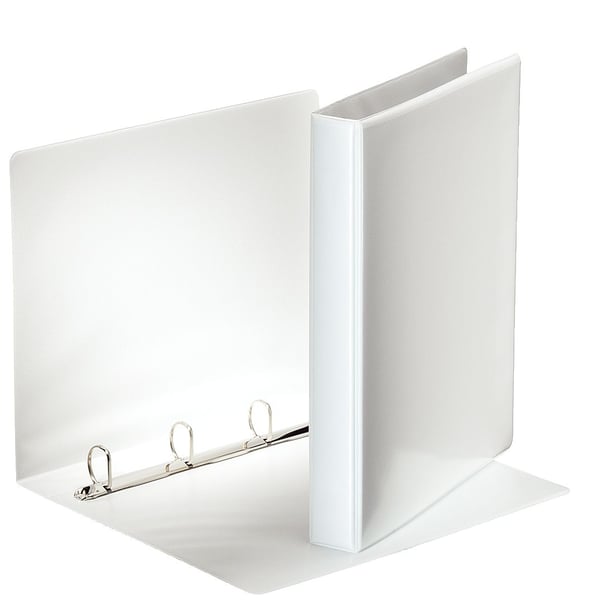 Esselte ESSENTIALS - Ringperm for presentasjoner - bokryggbredde: 44 mm - for A4 (210 x 297 mm) - kapasitet: 250 ark - hvit