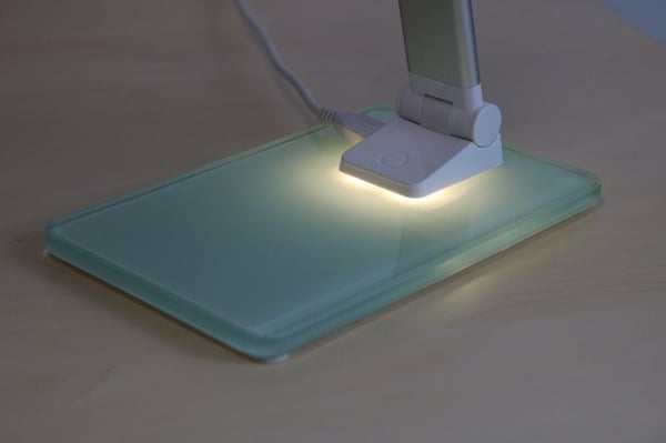Unilux POPY, Hvit, Aluminium, Glass, Barnerom, Hjemme kontor, Stue, Kontor, LED, 3000 K, 7000 K