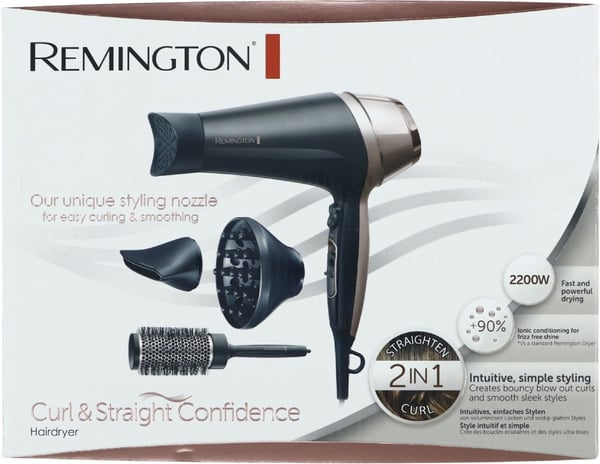 Remington D5706, musta, vaaleanpunainen kulta, ripustusrengas, 2200 W, 10,9 cm