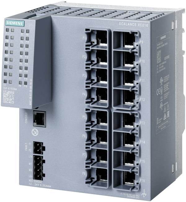 Siemens 6GK5216-0BA00-2AC2, Hallinnoitu, L2, Fast Ethernet (10/100)
