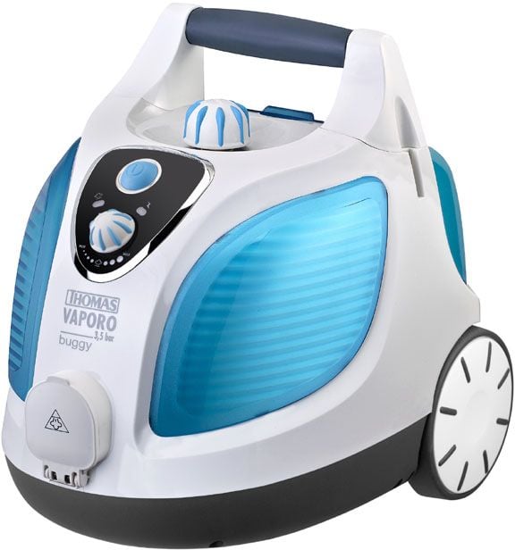 Thomas VAPORO Buggy - Damprenser - kanister - uten pose - hvit/lyseblå