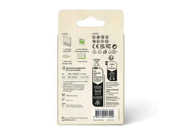 GP - USB-batterilader