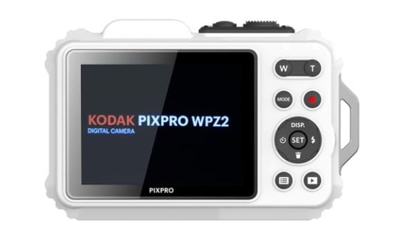 Kodak PIXPRO WPZ2-kompaktikamera 16,76 MP BSI CMOS 4x optinen zoom, valkoinen