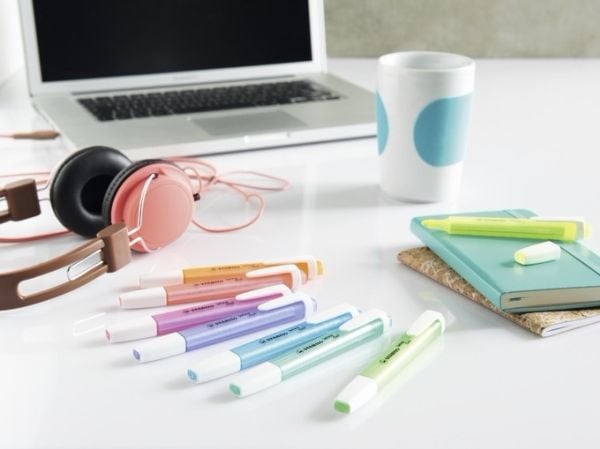 Stabilo Swing Cool highlighter sæt 4stk