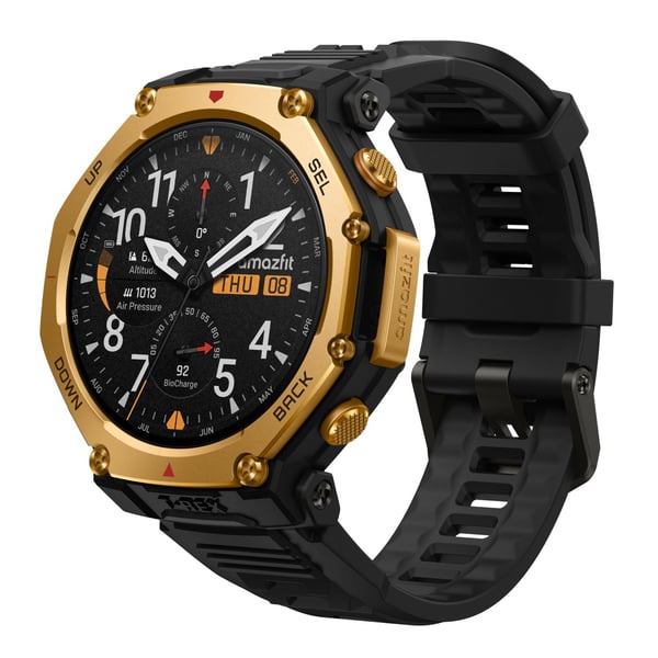 Amazfit T-Rex 3 Pro, 3,81 cm (1.5"), AMOLED, Kosketusnäyttö, Wi-Fi, GPS (satelliitti), 52 g