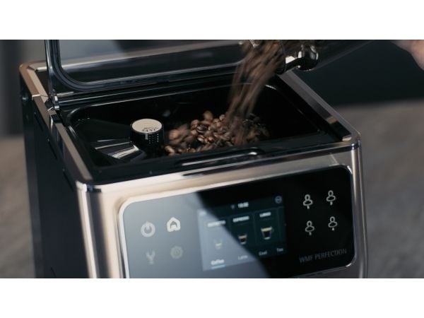 WMF Perfection CP812D, Espressokone, 3 L, Kahvipavut, Sisäänrakennettu jauhin, 1550 W, Ruostumaton teräs