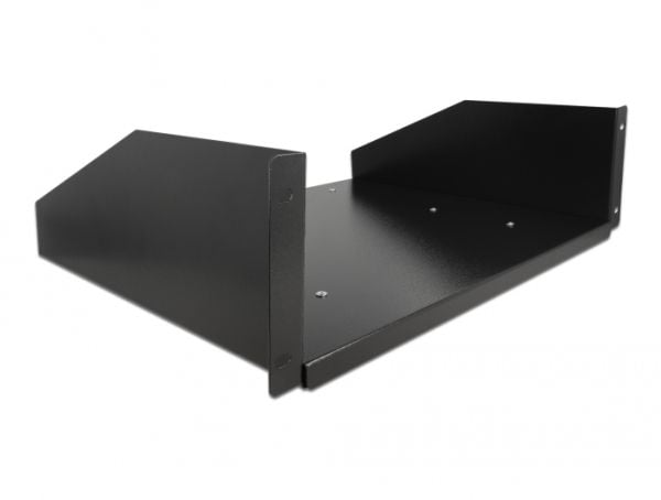 Delock - Stativplate - sort - 3U - 19"