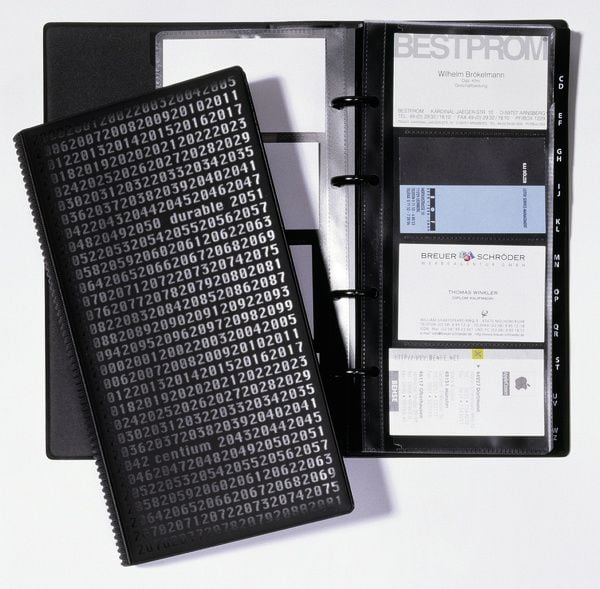 Durable 2403-01, Förvaring, Svart, 25 ark, 145 mm, 255 mm, 1 styck