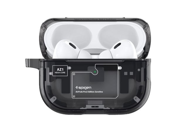 Spigen ACS05593, Boks, Polykarbonat (PC), Termoplastisk polyuretan (TPU), 40 g, Svart, Grå