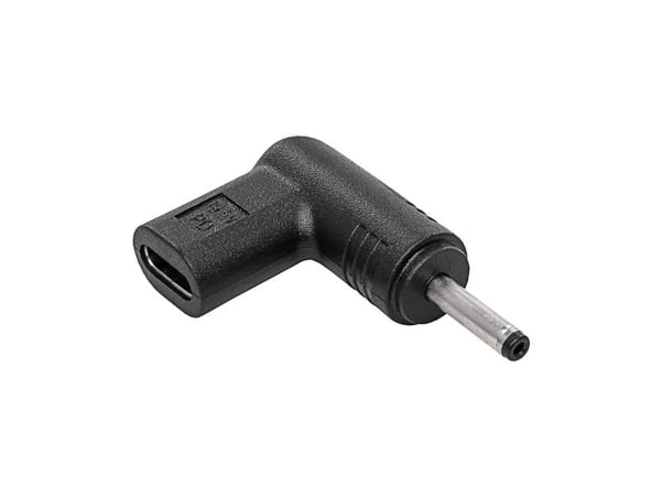 Akyga AK-ND-C06, USB-C, 3.0 x 1.0 mm, Svart