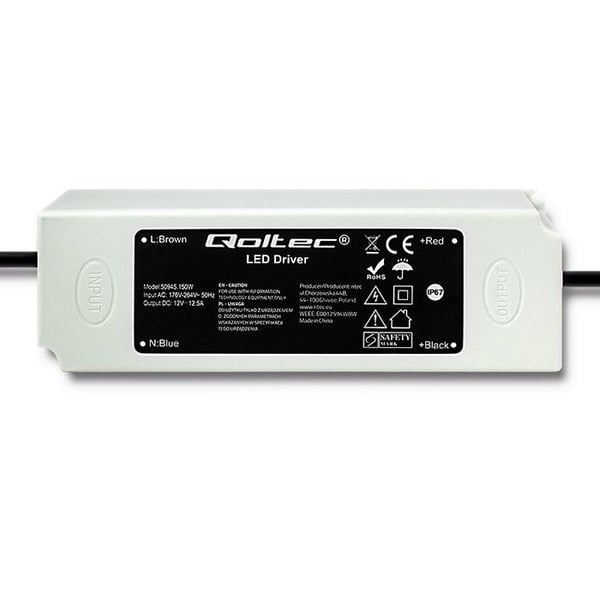 Qoltec LED-driver strømforsyning IP67 150W 12,5A (50945)