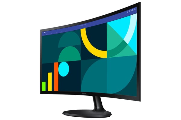 Samsung S24D364GAU bildskärm 24" Full HD 100 Hz VA välvd, svart