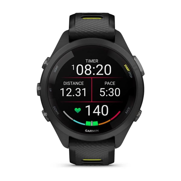 Garmin Forerunner 265S urheilukello 1.1" AMOLED GPS, musta-keltainen