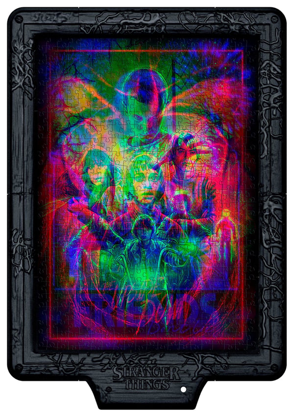 Clementoni Puslespil Stranger Things - The Upside Down - Metamorphic art collection 520 brikker
