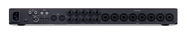 Focusrite Scarlett 18i20 äänikortti 4. gen. USB Type-C räkkimalli musta/punainen
