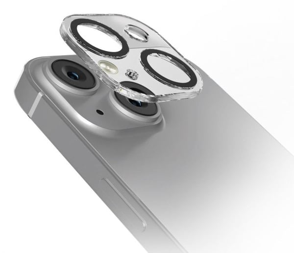 SBS TED3OCAMGLIP15, Apple, iPhone 15, iPhone 15 Plus, Slagbestandig, Sjokkresistent, Svart, Gjennomsiktig, 1 stykker