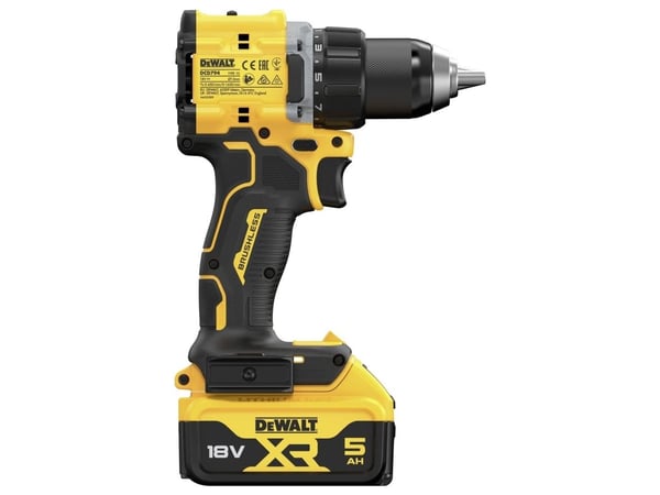 DEWALT DCD794P2T-QW DCD794P2T-QW Akkuporakone 18 V 5 Ah Litium sis. ylimääräinen akku, sis. laturi, matkalaukku