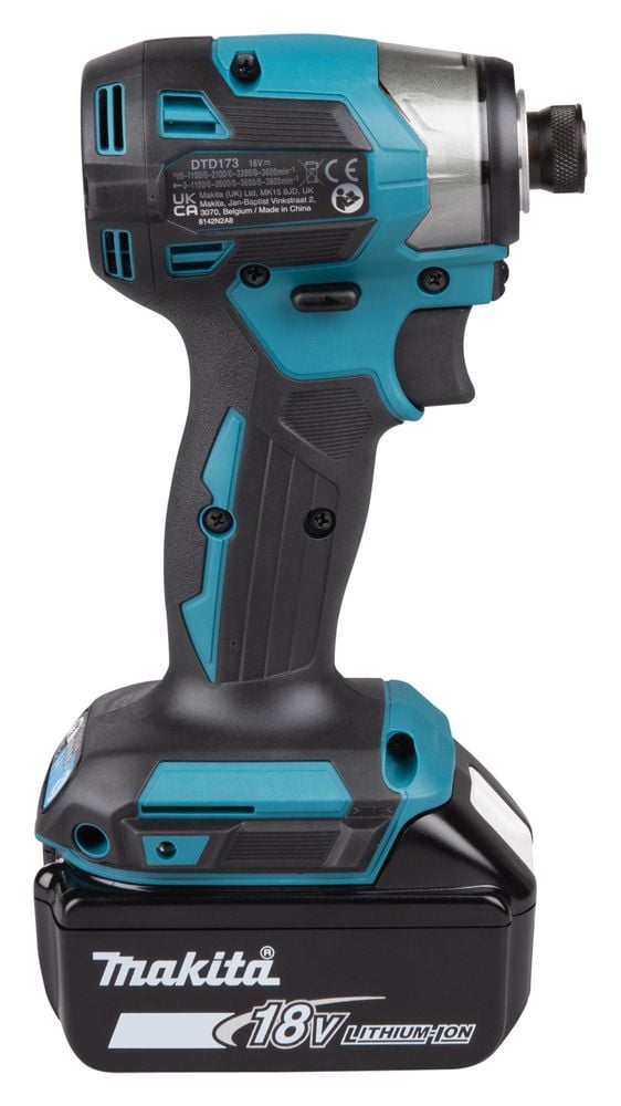 Makita DTD173RTJ slagskrutrekker 18 V 180 Nm 1/4", 2x5,0 Ah