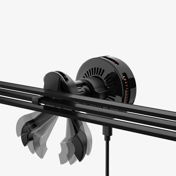 Spigen EV25MFAQ, Automatisk, USB, Trådlös laddning, Svart