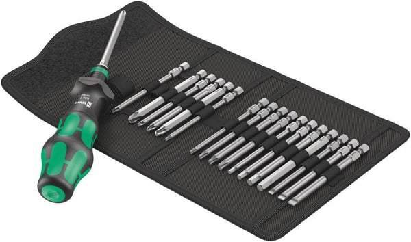 Wera Kraftform Kompakt Turbo 1 ruuvitalttasarja 1/4" kärjet 05057482001
