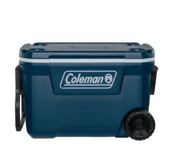 Coleman 62QT Xtreme, Sininen, Suurtiheyspolyeteeni (HDPE), Polyuretaani (PU), 2 renkaita, Muovi, Musta