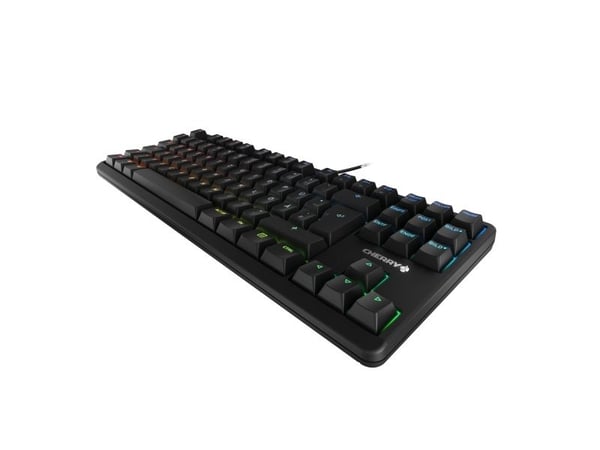 CHERRY G80-3000N RGB TKL - Taulukkokirja - bagbelyst - USB - US International - tastkontakt: CHERRY MX Silent Red - lajittelu