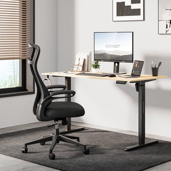Office Chair Sense7 Revo Black Ergonomic Adjustable