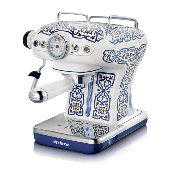 Ariete Capri espressokeitin 15 bar 13891C, valkoinen/vaaleansininen