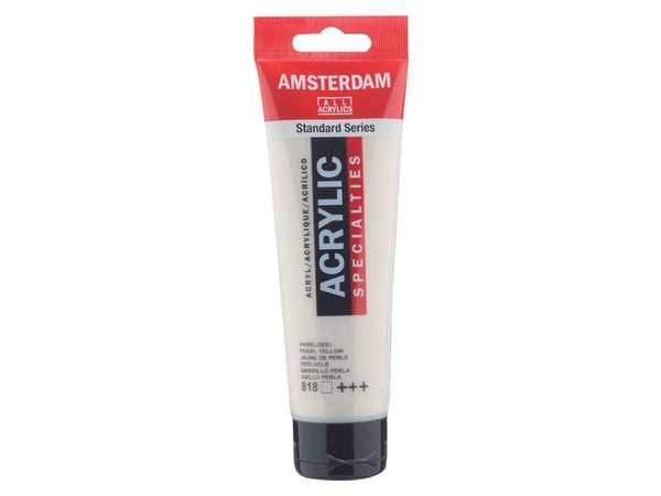 Amsterdam Standard Series akrylglassrør perlegul 818